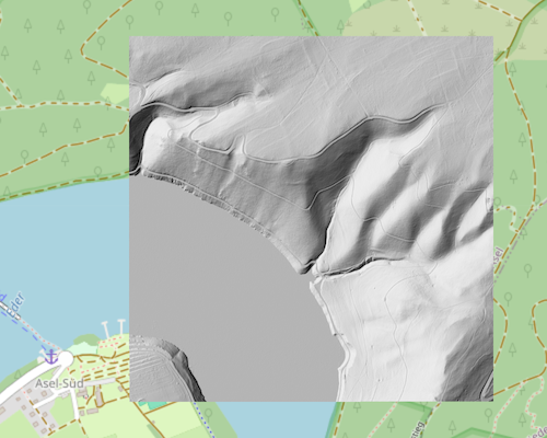 Schummerung im Mischmodus 'Normal (normal)'.